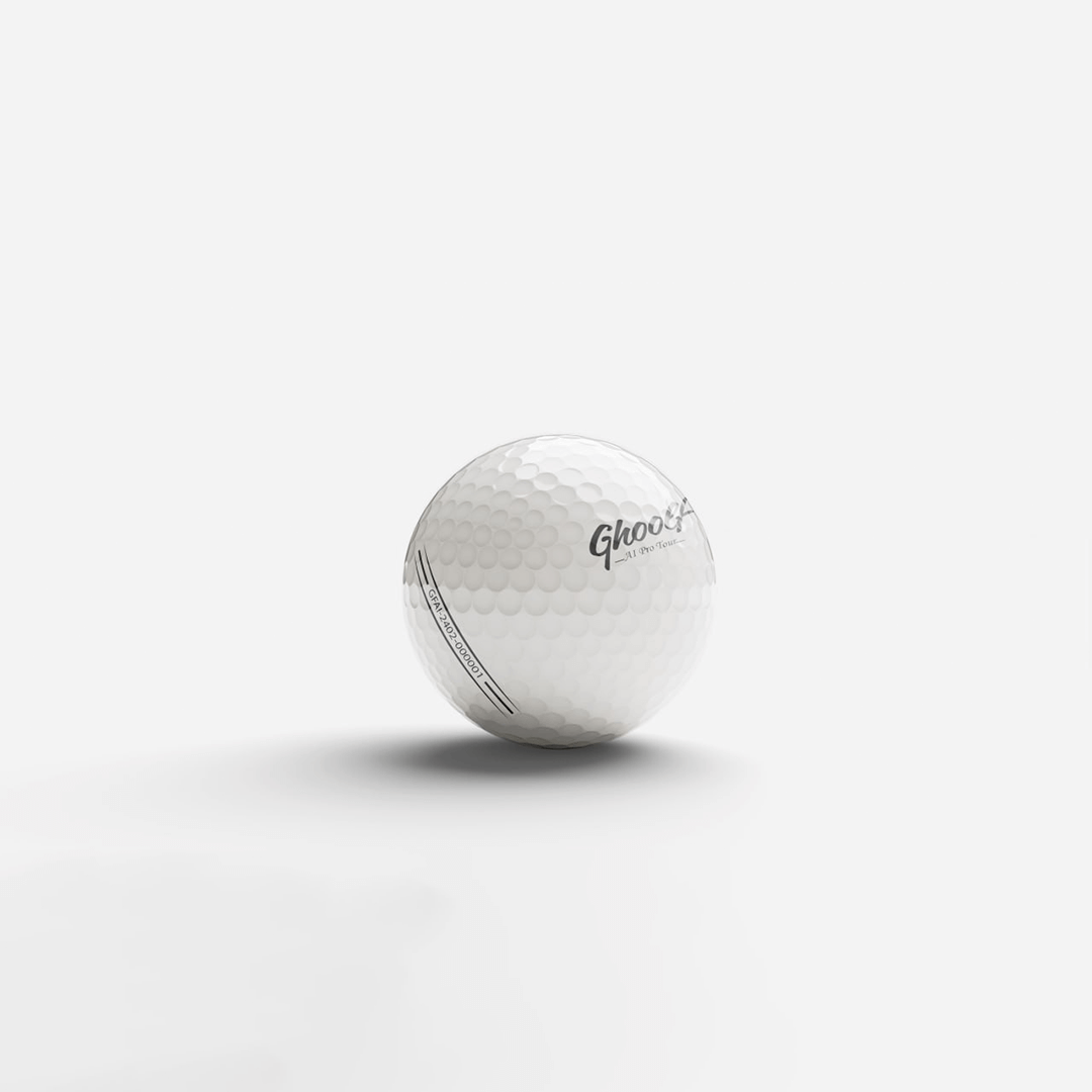 AI Tour Golf Ball – Minimal White Design for Tour-Level Control and Distance
