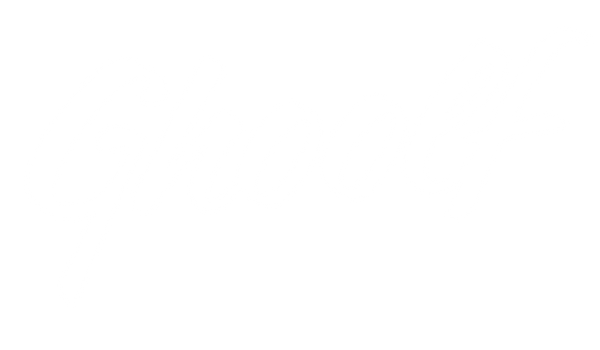 Minimalist GHOOLF logo – white on transparent background for web